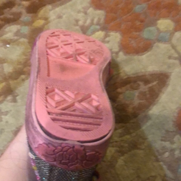 Lilli Kelly bejeweled rainbow high tops - Picture 5 of 9